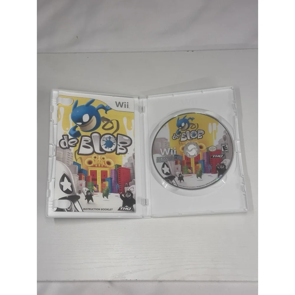 de Blob Wii Complete With Manual